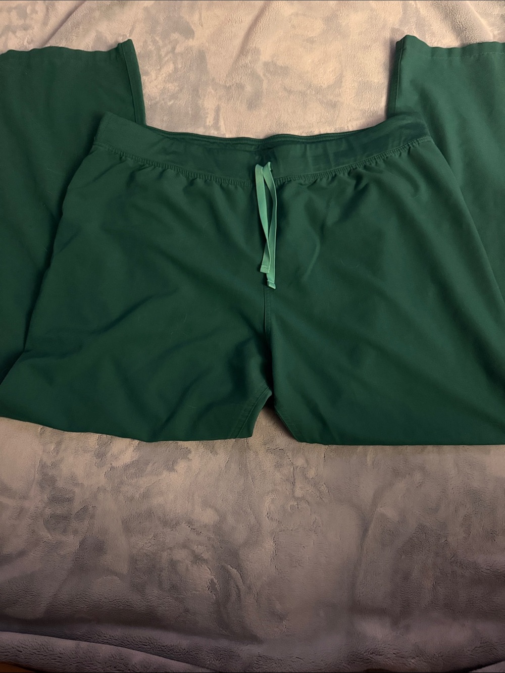Figs Livingston Hunter Green Scrub Pants